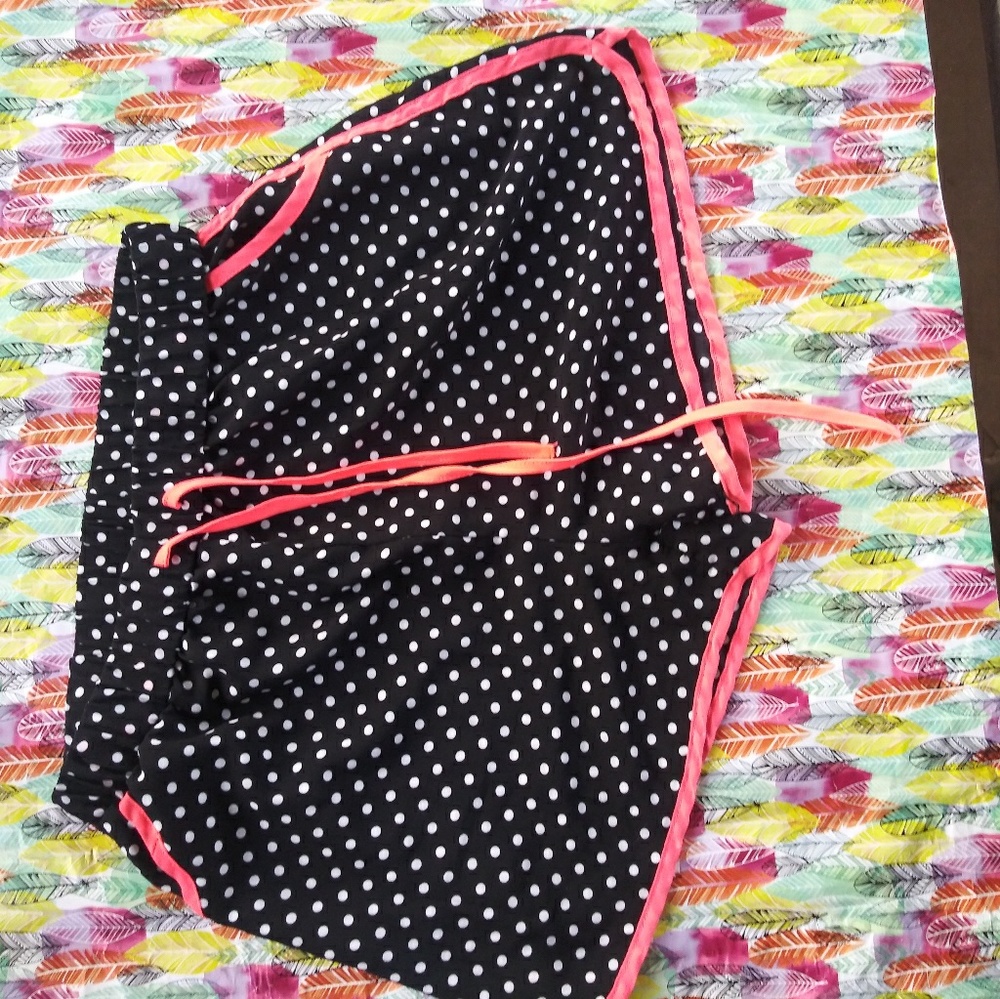 Rue 21 polka dot, drawstring shorts, size large